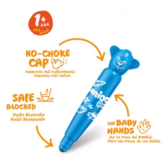 CARIOCA® BABY Teddy Washable Markers Set